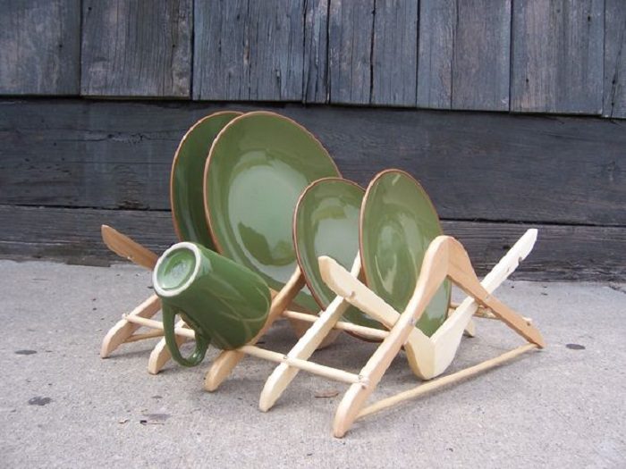 Идеи перепрофилирования вешалок для одежды