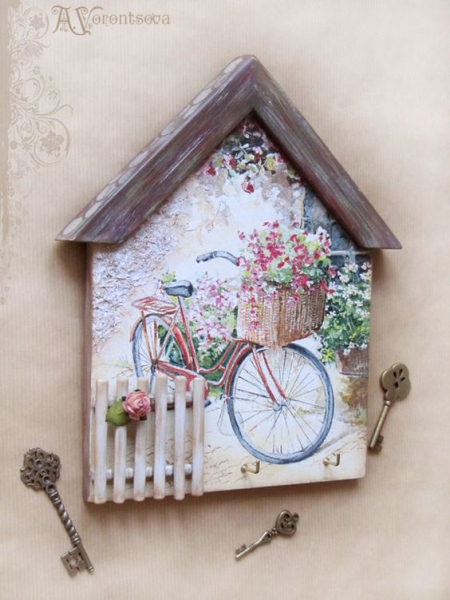 Ключница настенная: оригинальные идеи дизайна