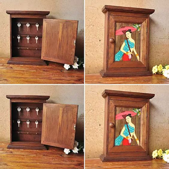 Ключница настенная: оригинальные идеи дизайна