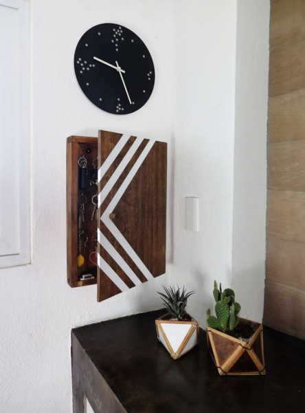 Ключница настенная: оригинальные идеи дизайна