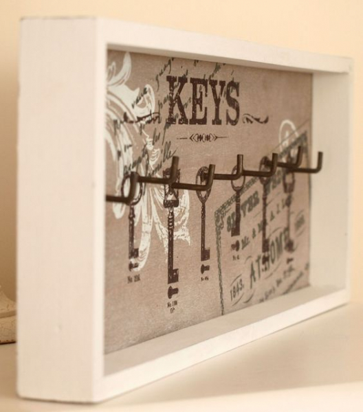 Ключница настенная: оригинальные идеи дизайна