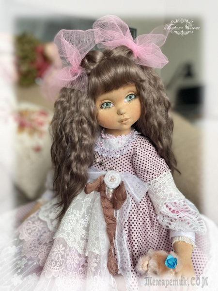 Коллекционная текстильная кукла