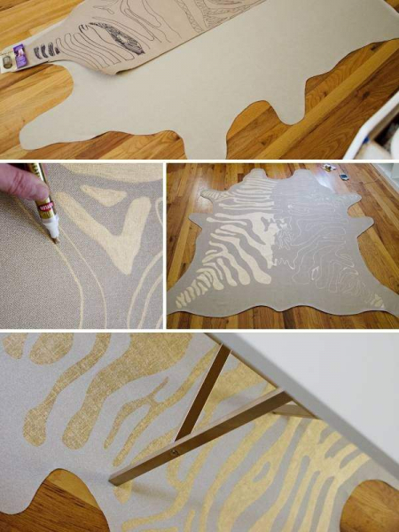 Красивые вещи для дома своими руками: ковры