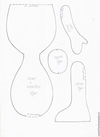 Шаблоны с выкройкой куклы. Куклы тильды своими руками, пошаговые мастер классы