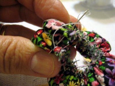 Шьем сами держатель для салфеток в технике йо-йо