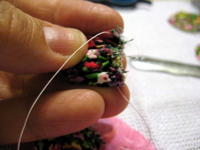 Шьем сами держатель для салфеток в технике йо-йо