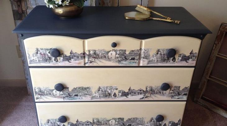 Техника декупажа стен: этапы выполнения и применение в разных комнатах