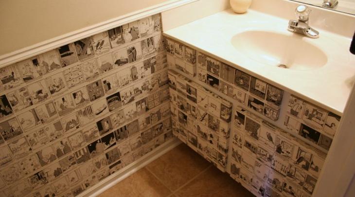 Техника декупажа стен: этапы выполнения и применение в разных комнатах