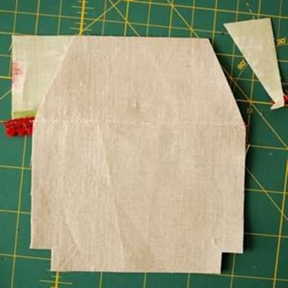 Уютные домики из лоскутков