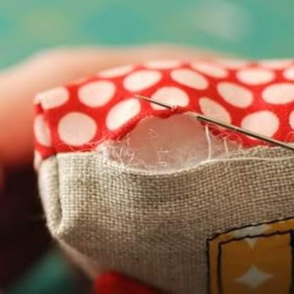 Уютные домики из лоскутков