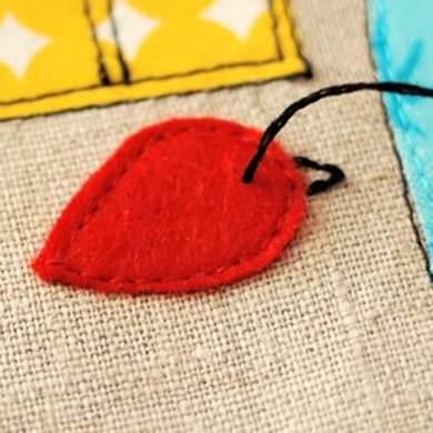 Уютные домики из лоскутков