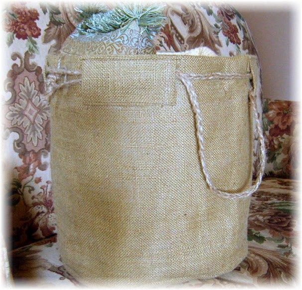 Вещи для дома из мешковины