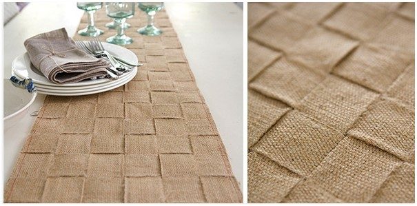 Вещи для дома из мешковины