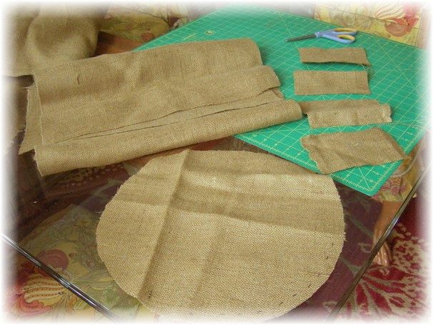 Вещи для дома из мешковины