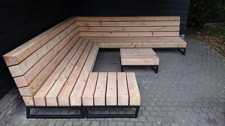 23 интересные идеи деревянной мебели для любого участка
