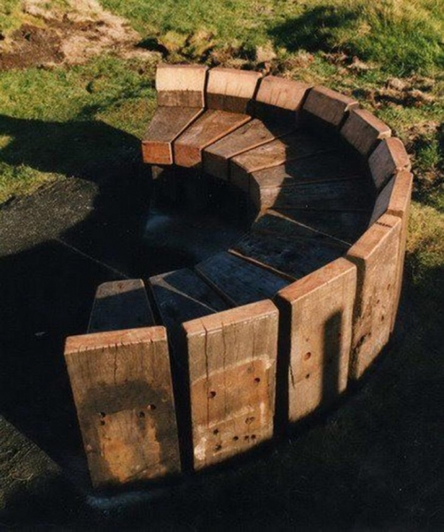 23 интересные идеи деревянной мебели для любого участка