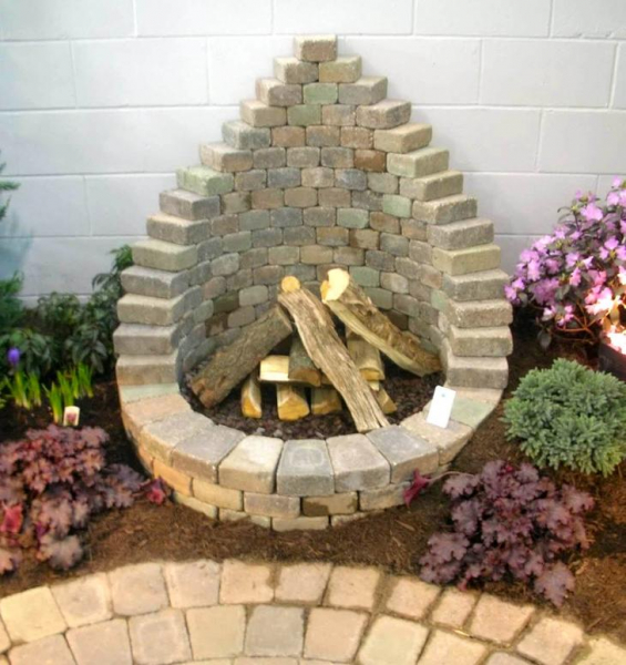 30 простых примеров: как самому сделать кострище в саду