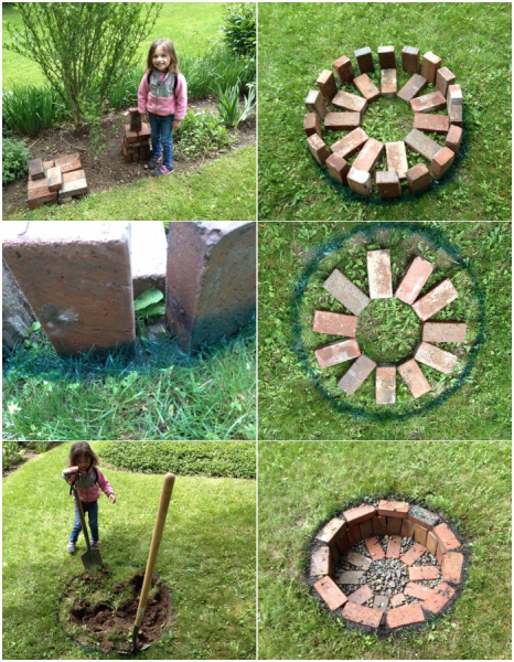 30 простых примеров: как самому сделать кострище в саду