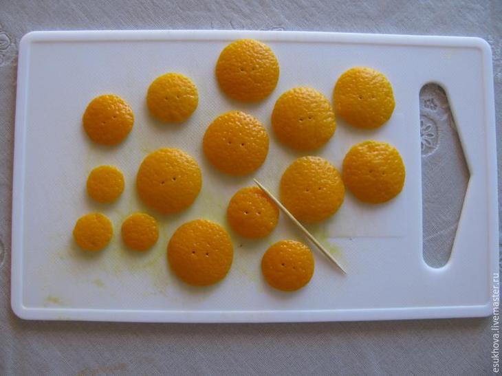 Апельсиновые пуговки