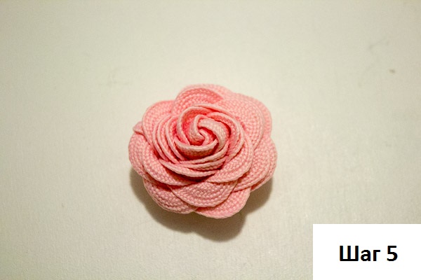 Цветок из тесьмы своими руками