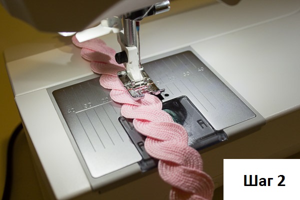 Цветок из тесьмы своими руками