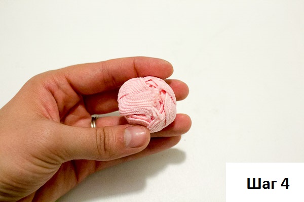 Цветок из тесьмы своими руками