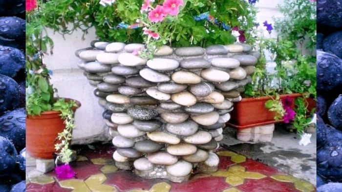 Как сделать клумбу или садовую фигуру своими руками из подручных материалов