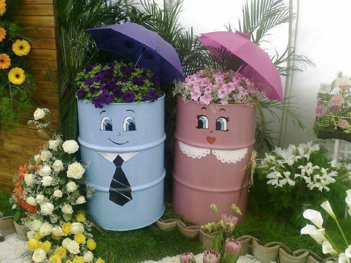 Как сделать клумбу или садовую фигуру своими руками из подручных материалов