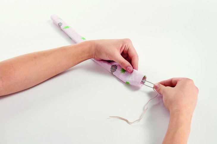 Как сшить резинку для волос