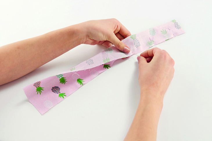 Как сшить резинку для волос