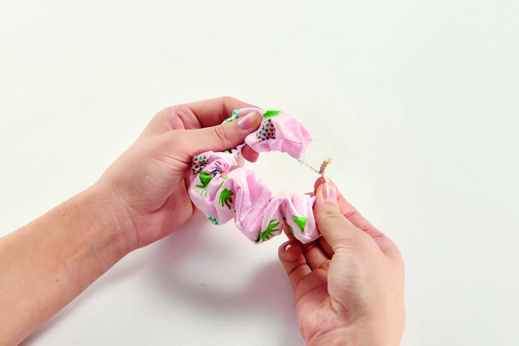 Как сшить резинку для волос