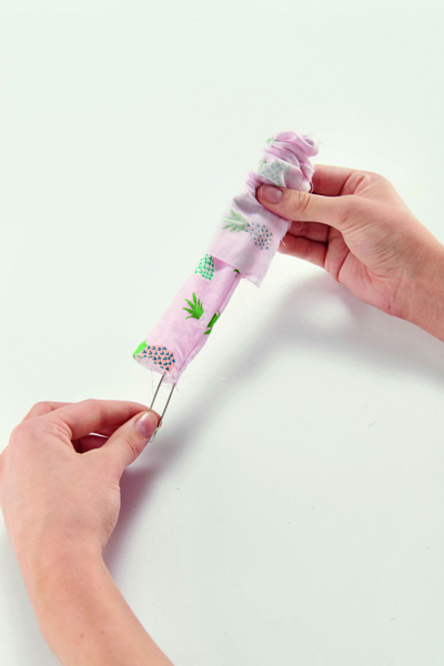 Как сшить резинку для волос