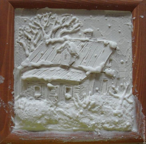 Объемные картины из картона