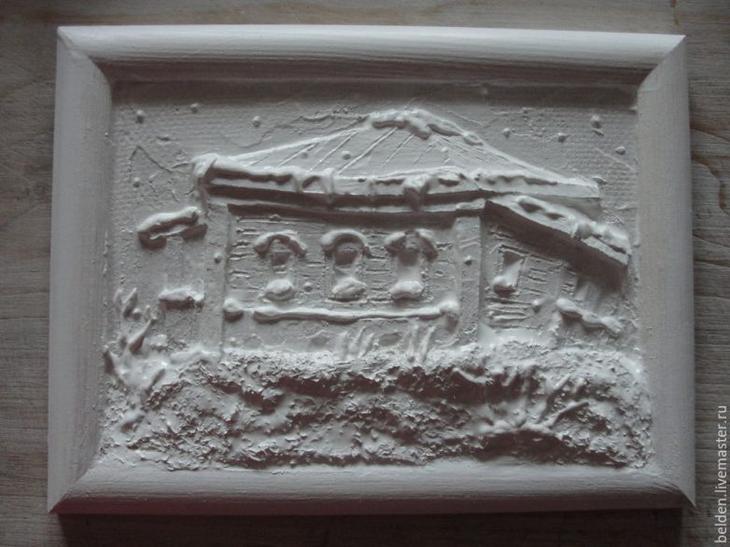 Объемные картины из картона