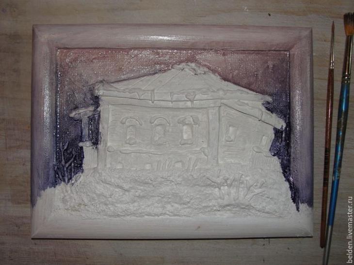 Объемные картины из картона