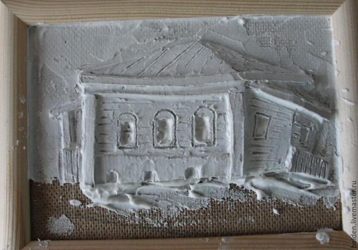 Объемные картины из картона