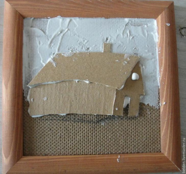 Объемные картины из картона