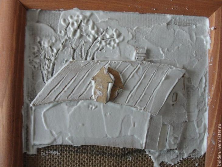 Объемные картины из картона