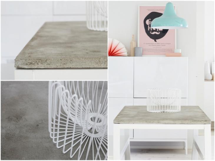 Оригинальное применение бетона в интерьере