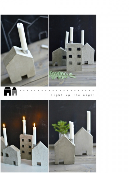 Оригинальное применение бетона в интерьере