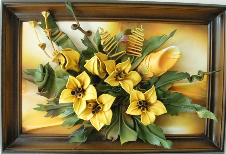 Панно из кожи своими руками — пошаговая инструкция для начинающих