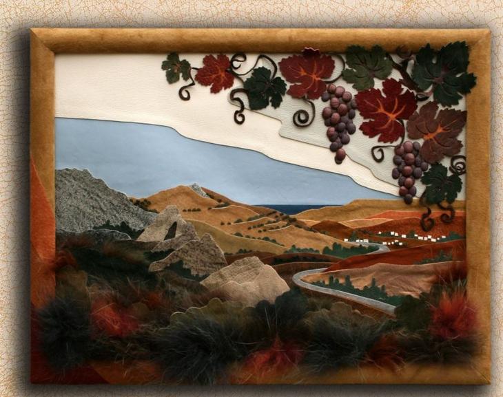 Панно из кожи своими руками — пошаговая инструкция для начинающих