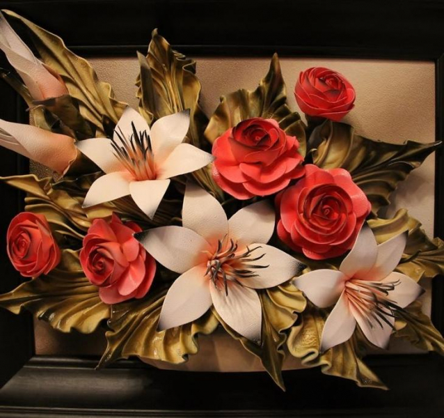 Панно из кожи своими руками — пошаговая инструкция для начинающих