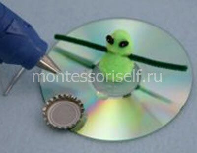 Поделка из СД дисков своими руками