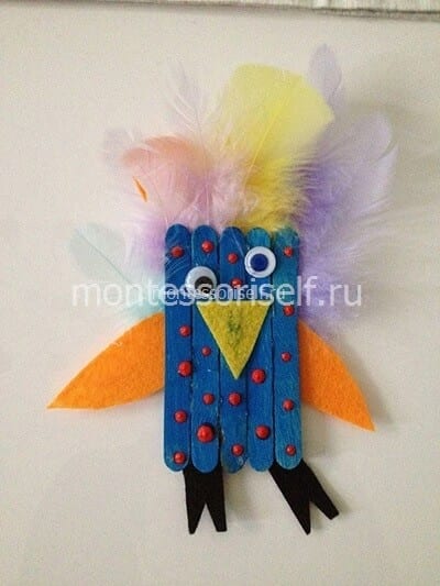 Поделка птицы своими руками в садик