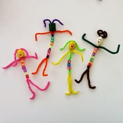 Поделки для детей из пушистой проволоки