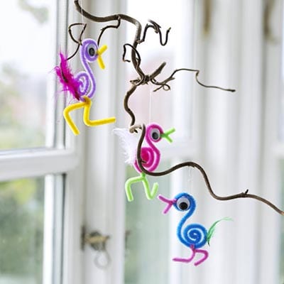 Поделки для детей из пушистой проволоки