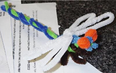 Поделки для детей из пушистой проволоки