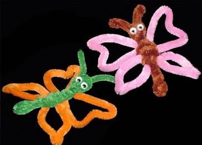 Поделки для детей из пушистой проволоки