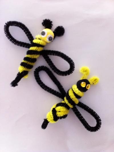 Поделки для детей из пушистой проволоки